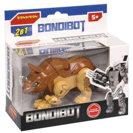 Трансформер Bondibon Bondibot Робот-носорог 2в1 ВВ5674