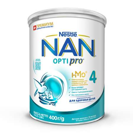 Молочко NAN 4 400г с 18месяцев