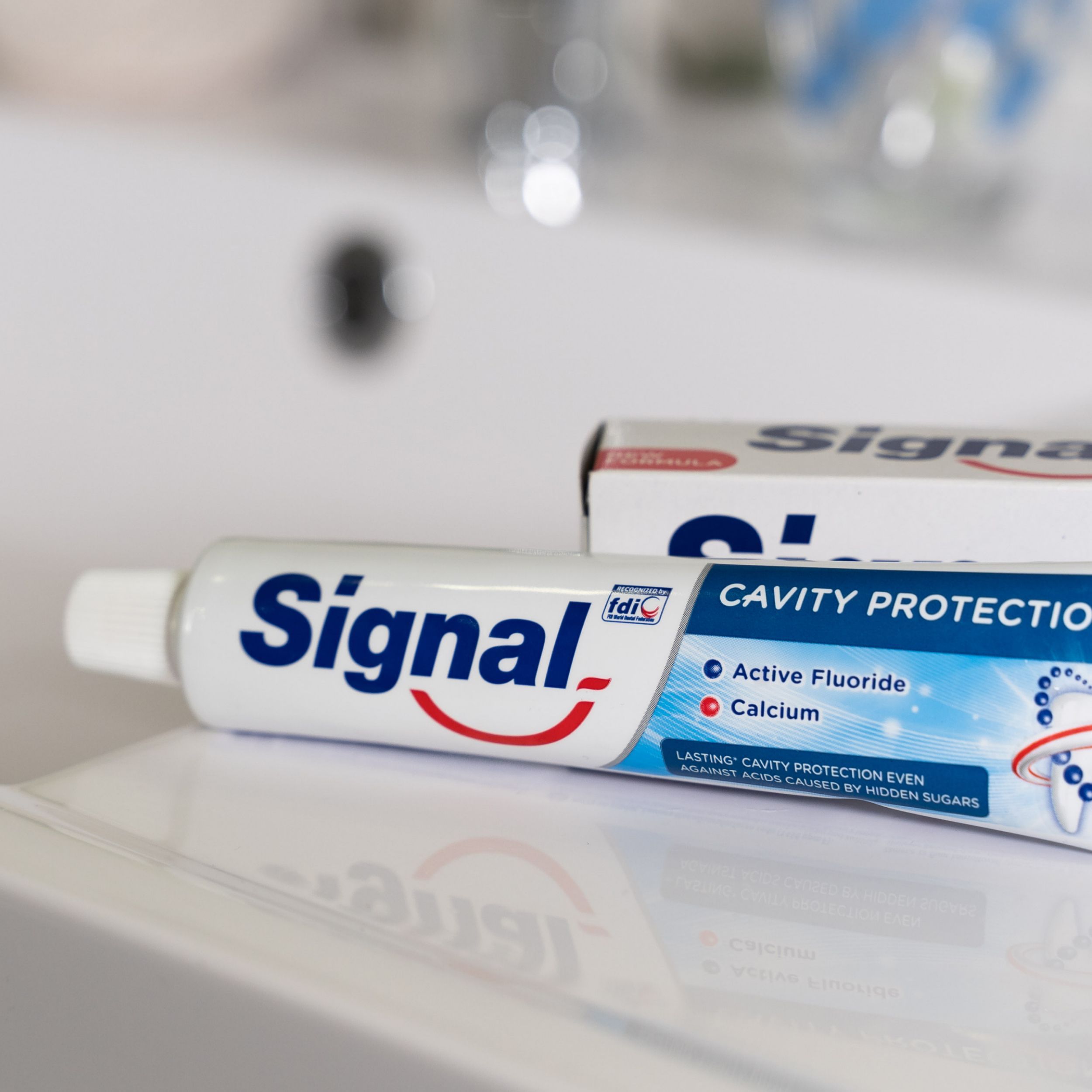 Зубная паста укрепляющая Signal CAVITY PROTECTION 75 мл - фото 5