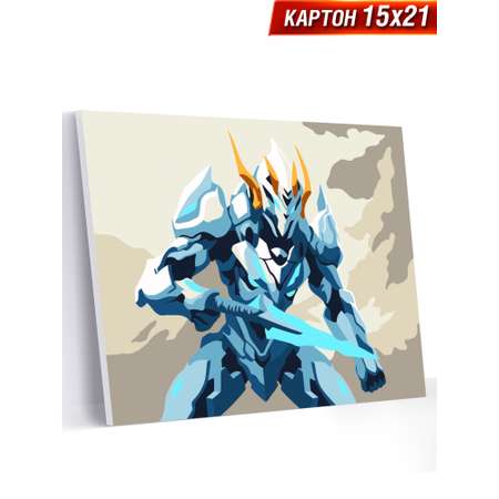 Картина по номерам Hobby Paint на картоне 15х21 см Киборг