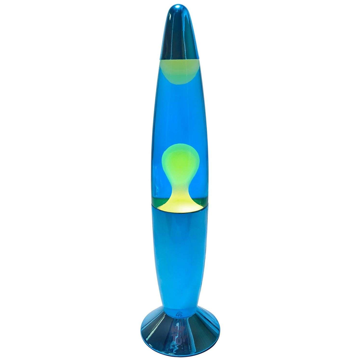 Светильник HitToy Лава-лампа 41 см хром синий/белый - фото 1
