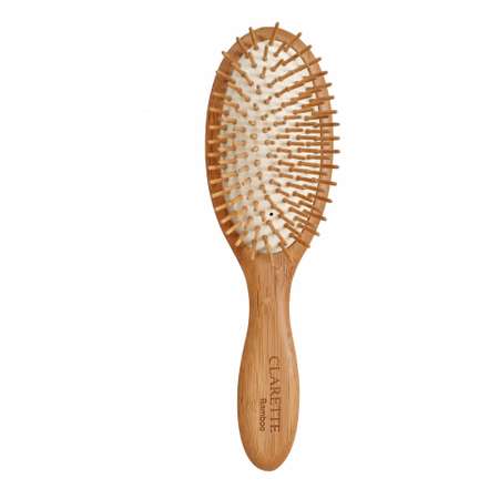 Расческа для волос Clarette бамбуковая с бамбуковыми зубьями