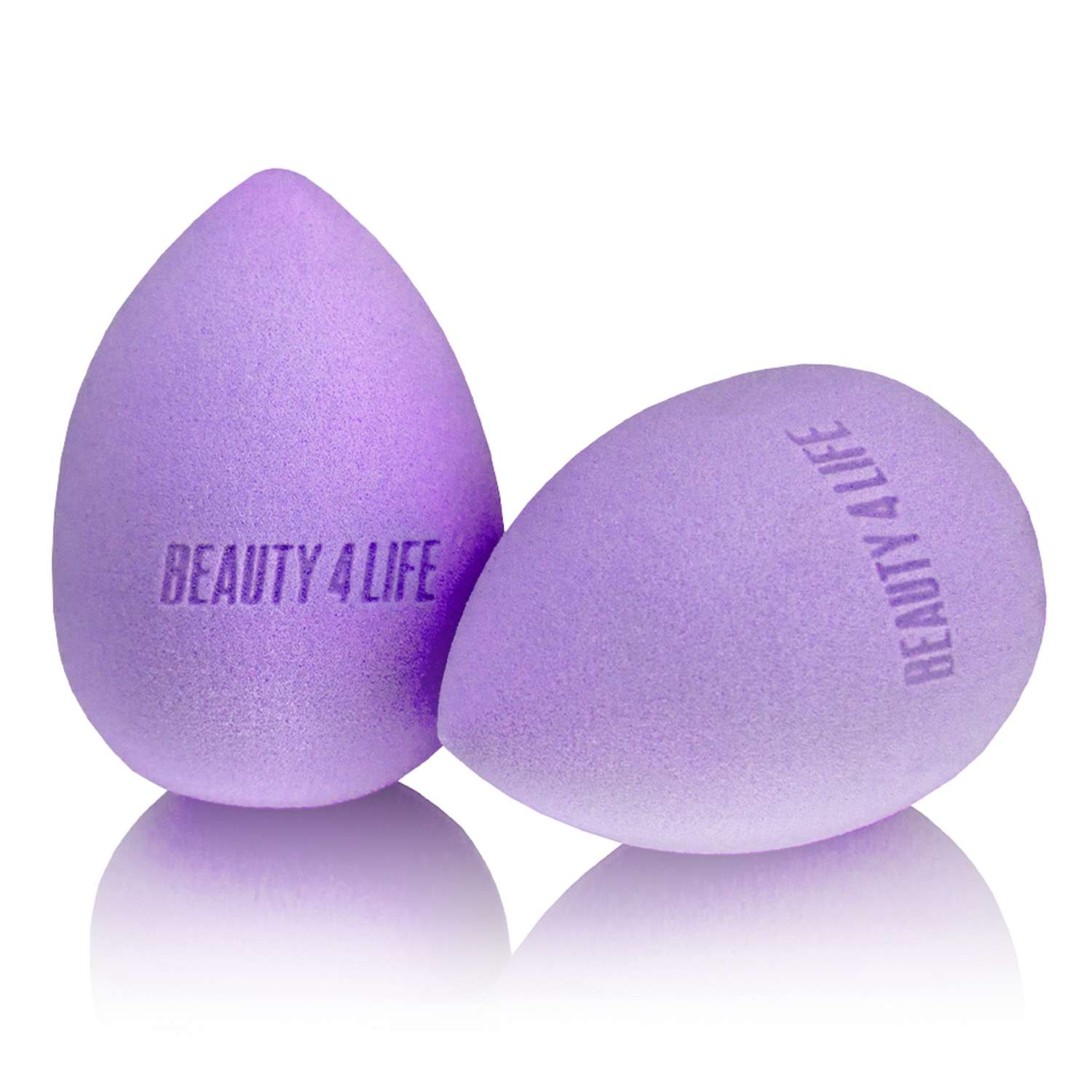 Спонжи для макияжа Beauty4Life фиолетовые 2 шт - фото 1