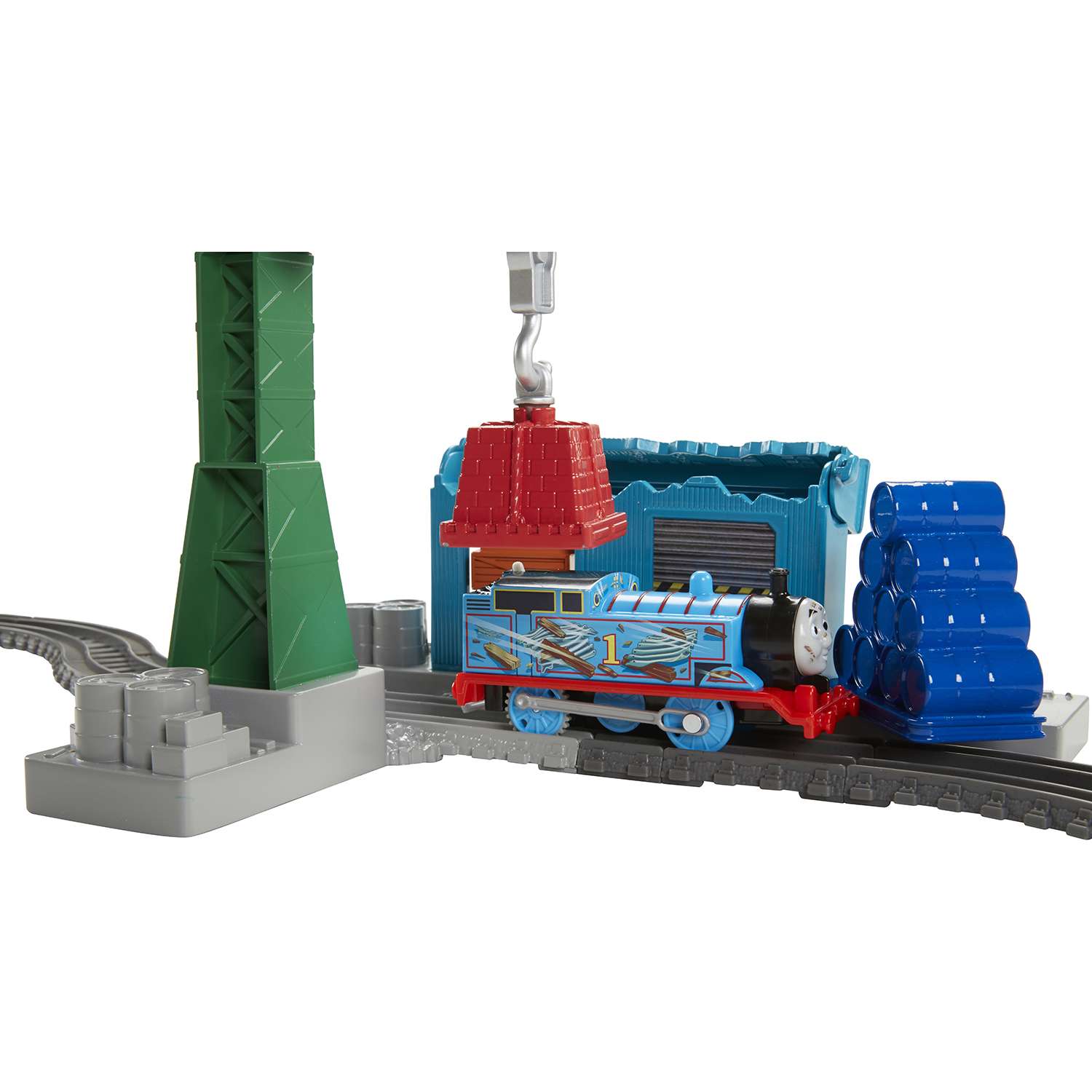Игровой набор Thomas & Friends с паровозиком Томасом и подъемным краном Крэнки DVF73 - фото 11