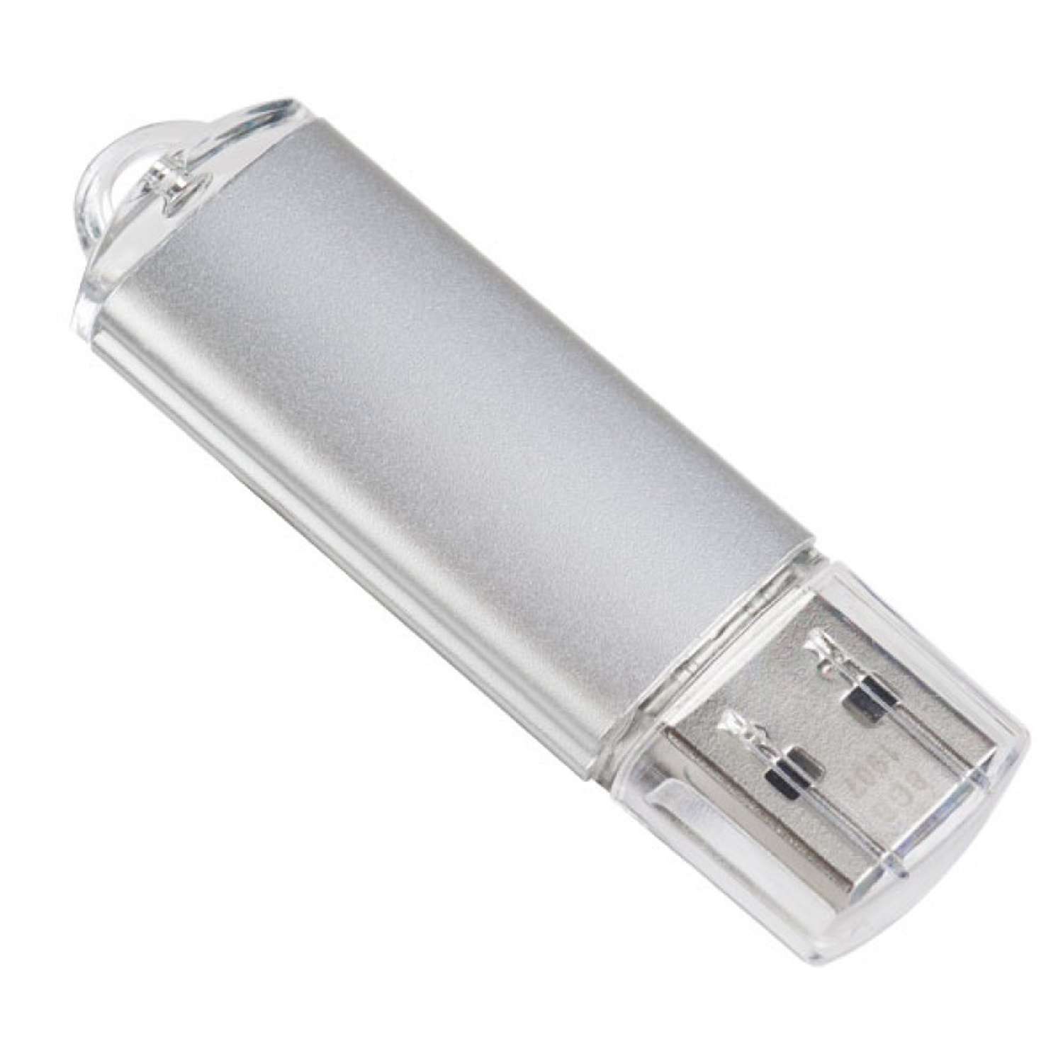 USB флешка Perfeo 16GB E01 Silver economy series - фото 2
