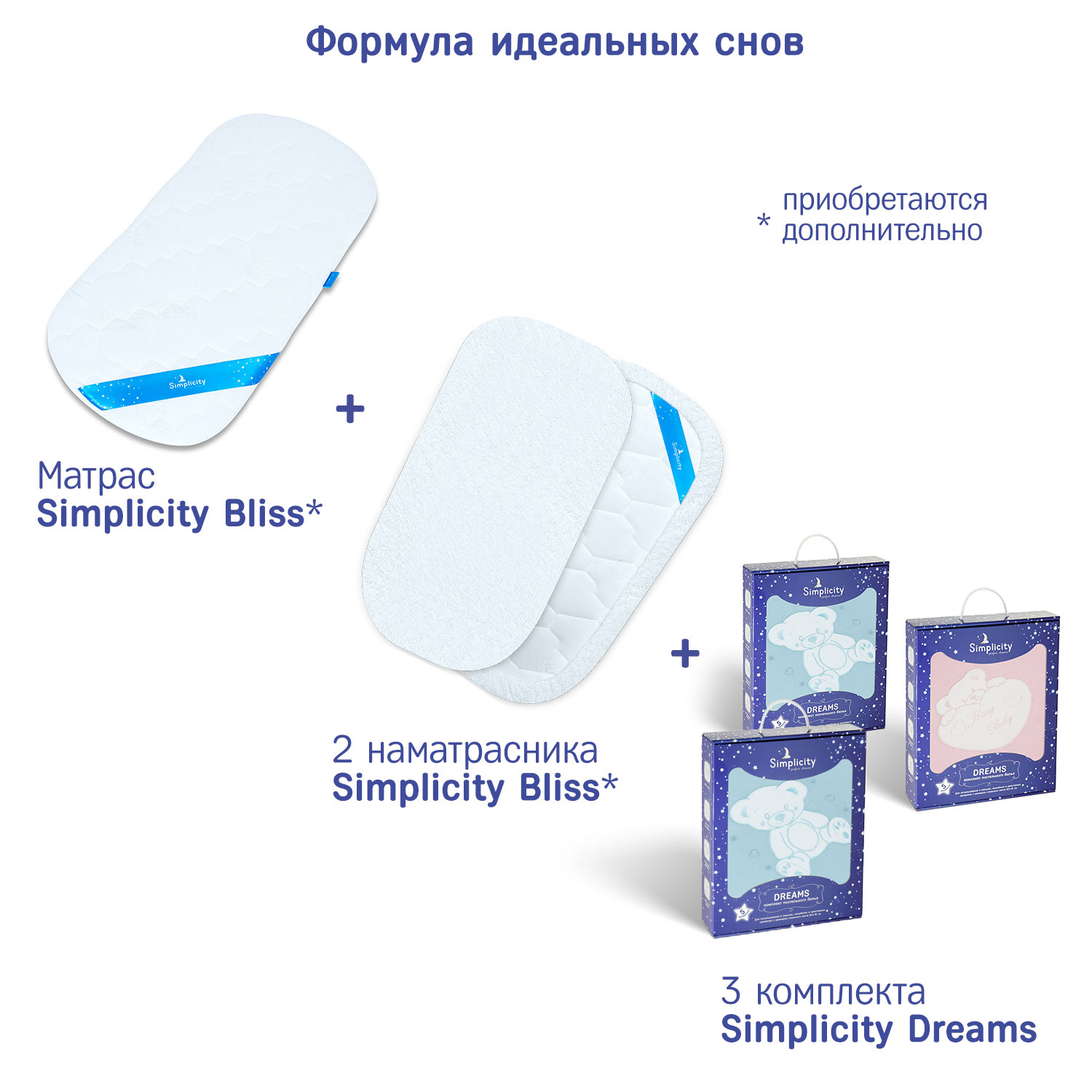 Комплект постельного белья Simplicity Dreams Bear Love 5 предметов Голубой - фото 10