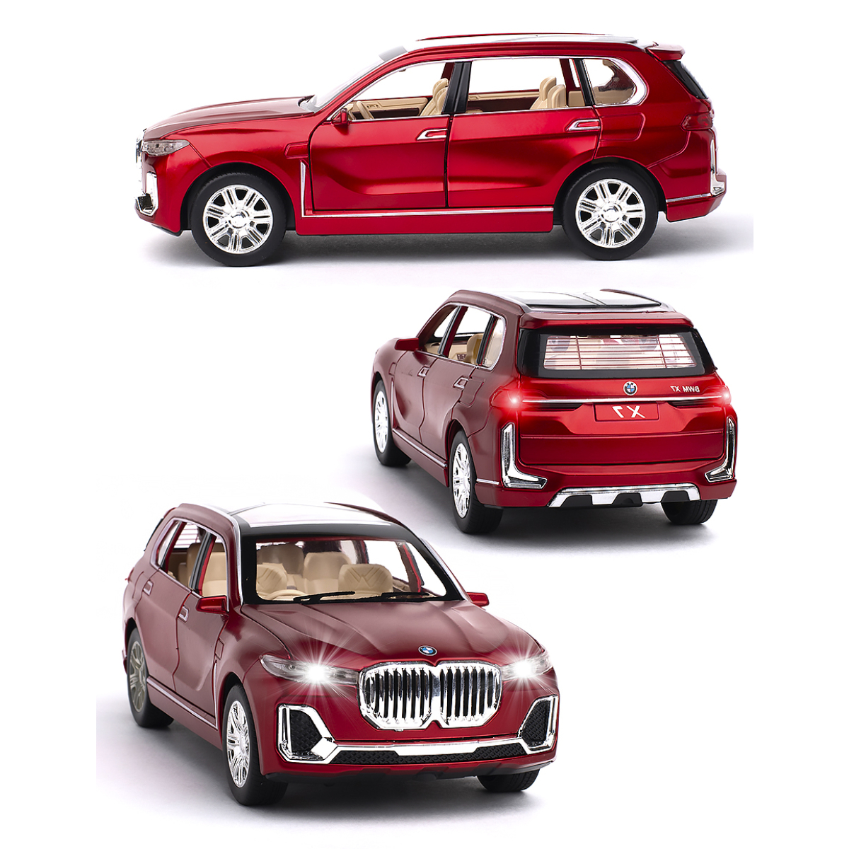 Автомобиль Che Zhi BMW 1:24 инерционный CZ115r - фото 5