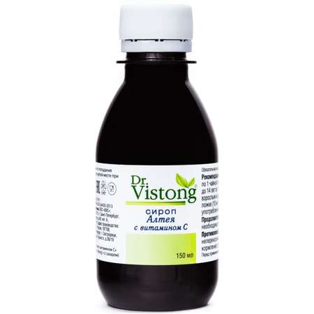 Сироп Dr Vistong Алтея с витамином С 150мл