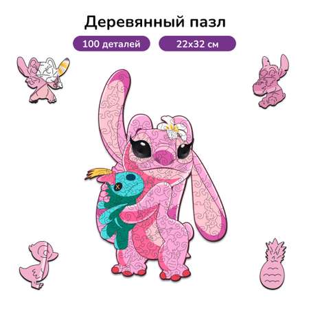 Пазл фигурный деревянный Active Puzzles Энджел