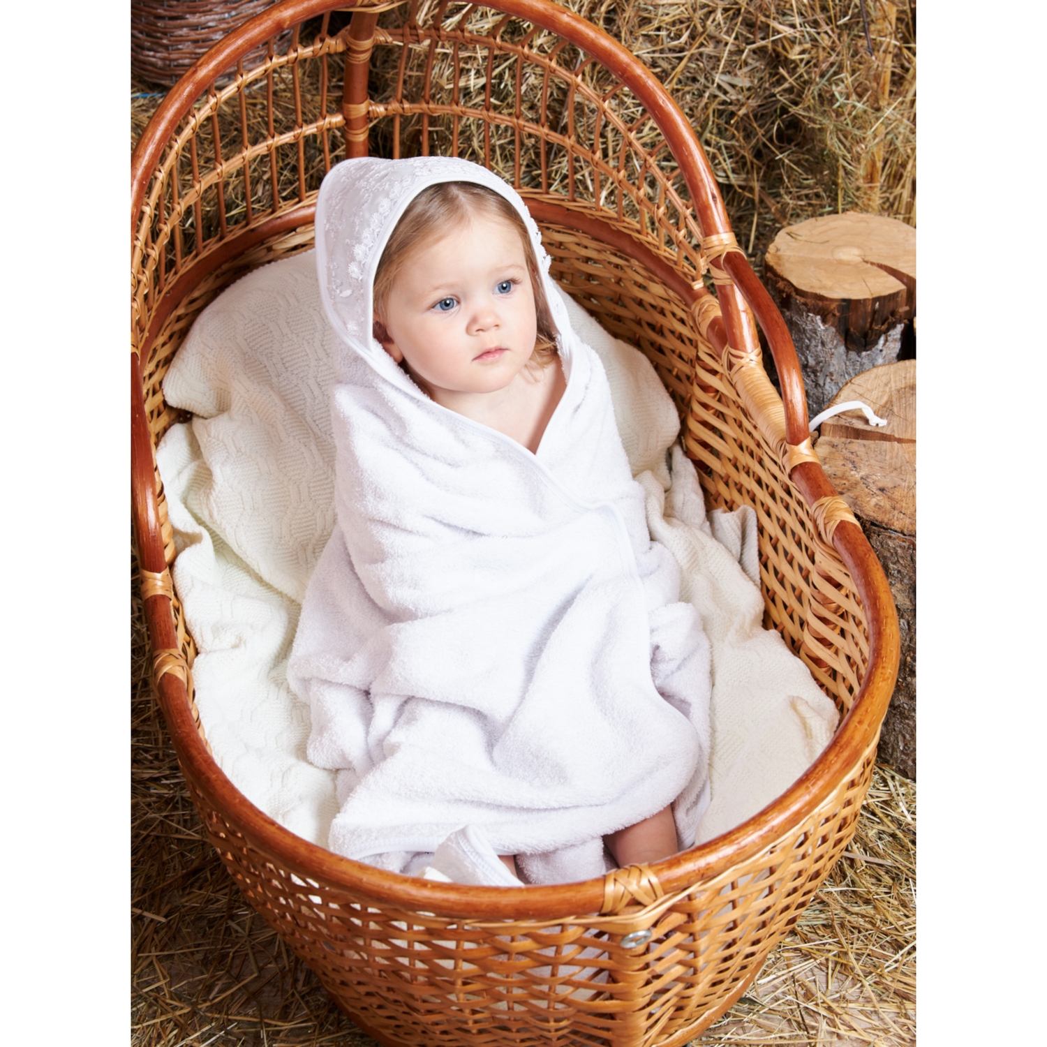 Полотенце-уголок Осьминожка для крещения - фото 2