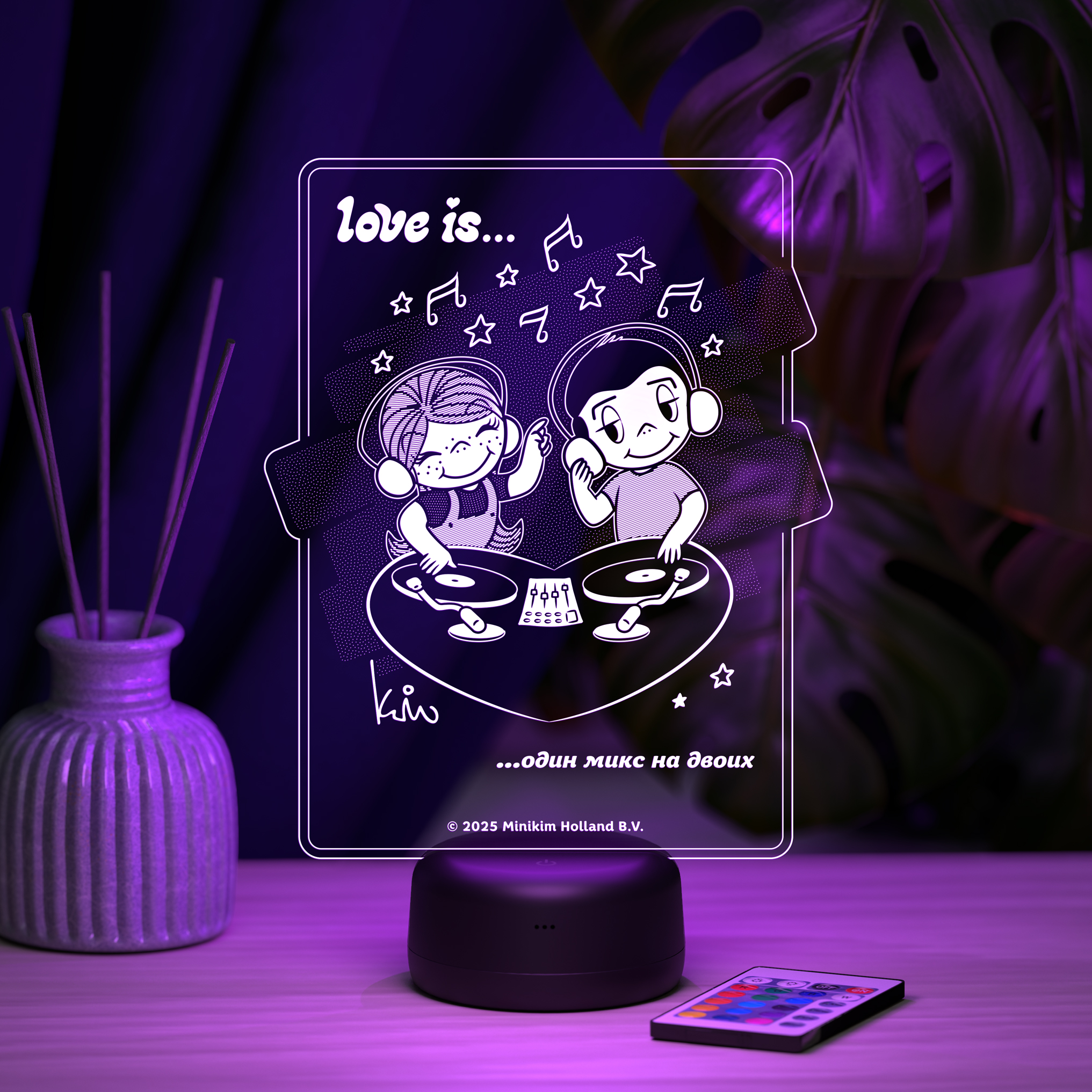 Ночник Love is.. Один микс на двоих - фото 9