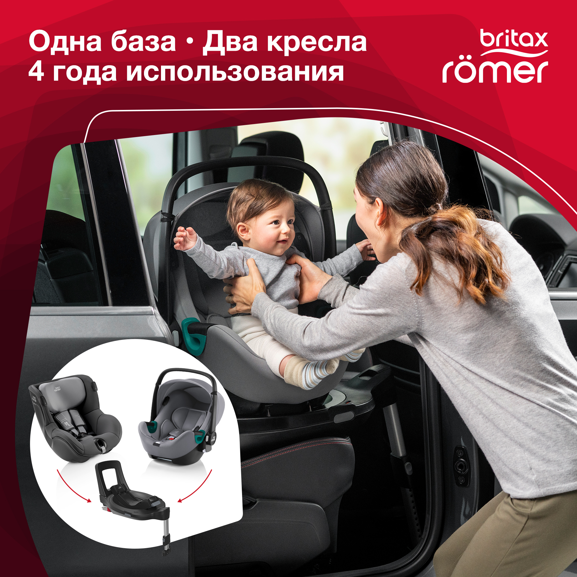 База для автокресла Britax Roemer Flex base isense - фото 3