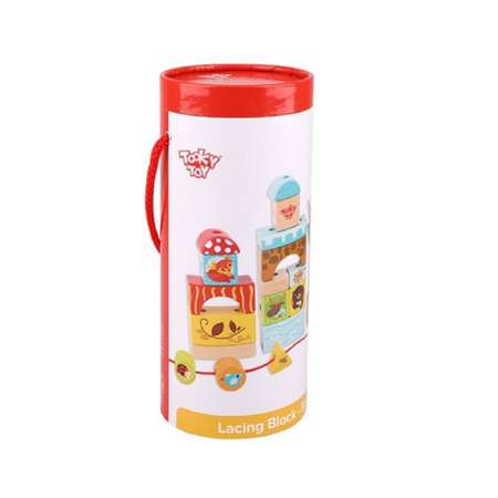 Шнуровка Tooky Toy Лес 40 элементов TY849