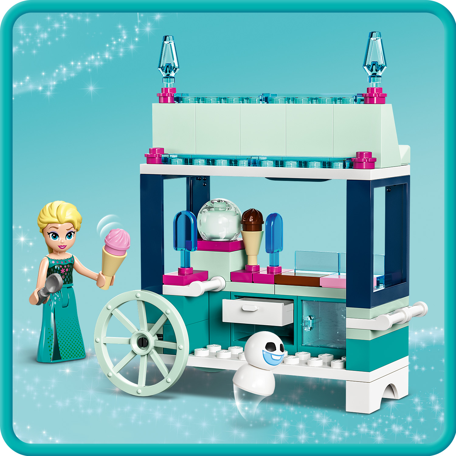 Конструктор LEGO Disney Замороженные лакомства Эльзы блочный - фото 8