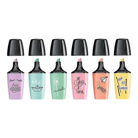 Текстовыделитель STABILO Boss mini Pastellove 6 пастельных цветов