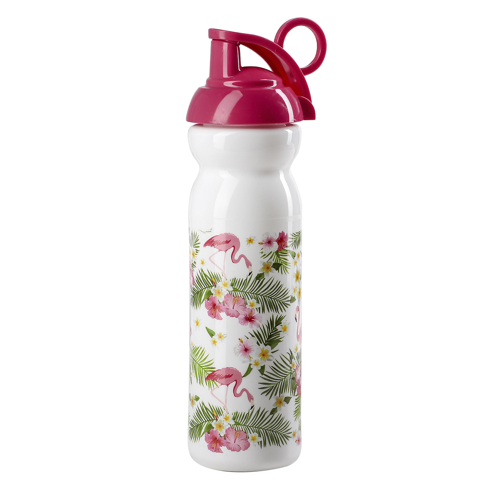 Бутылка пластиковая Sima-Land Тропические фламинго 680 мл - фото 1