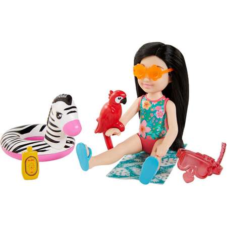 Кукла Barbie Челси с попугаем GRT83