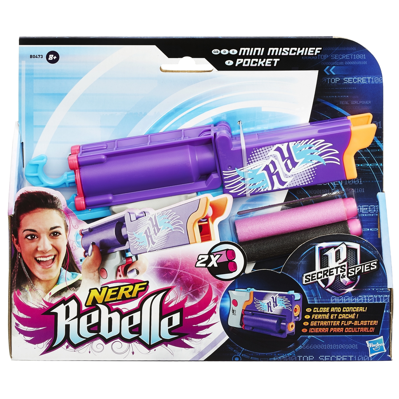 Бластер Nerf Rebelle Секреты и шпионы Невидимка (B0473) - фото 3