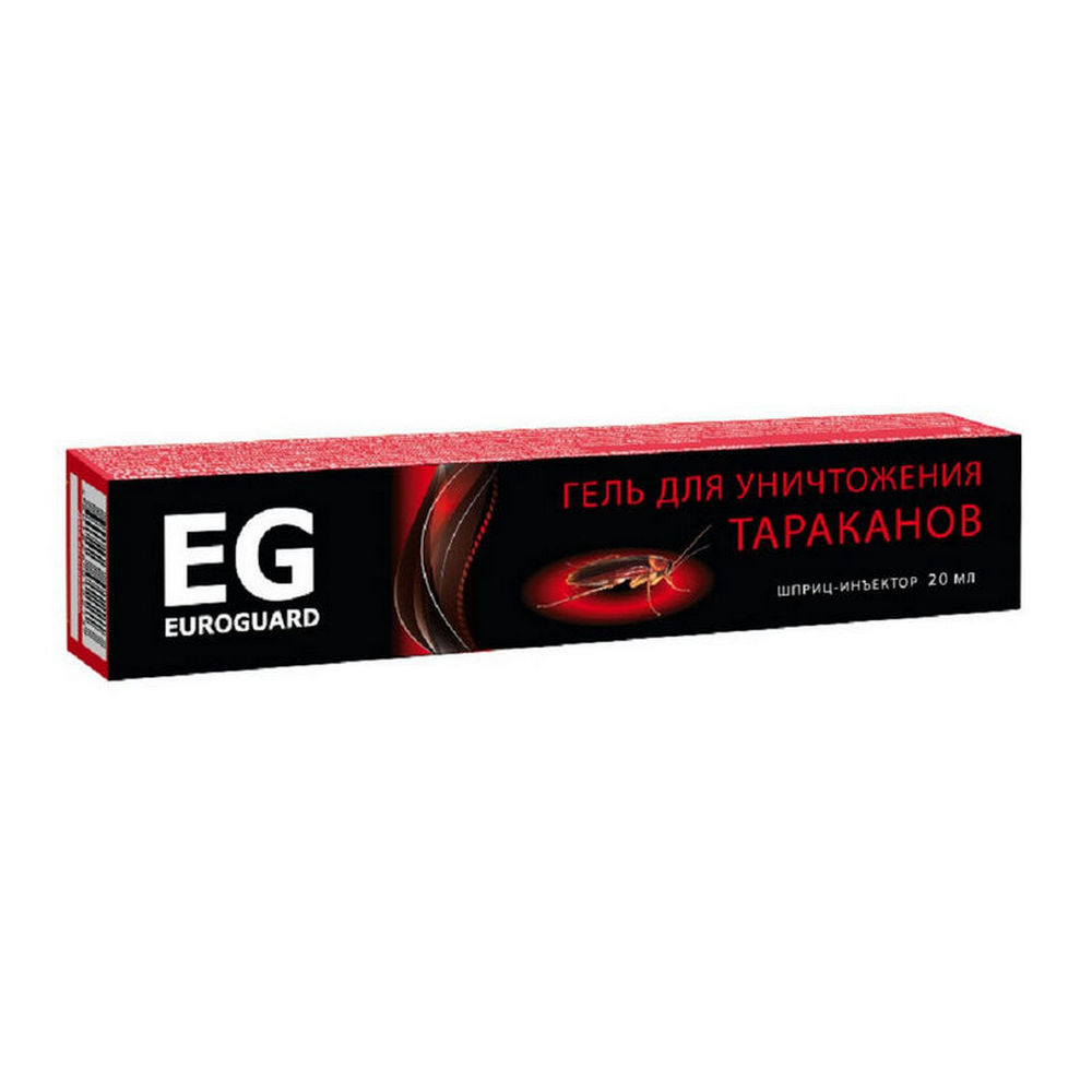 Гель от тараканов EG EUROGUARD Premium шприц-инъектор 20мл - фото 1