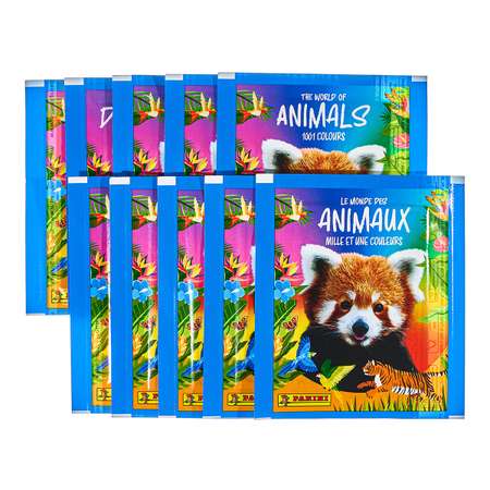 Набор из 2 блистеров Panini Animali Мир Животных Яркость цветов