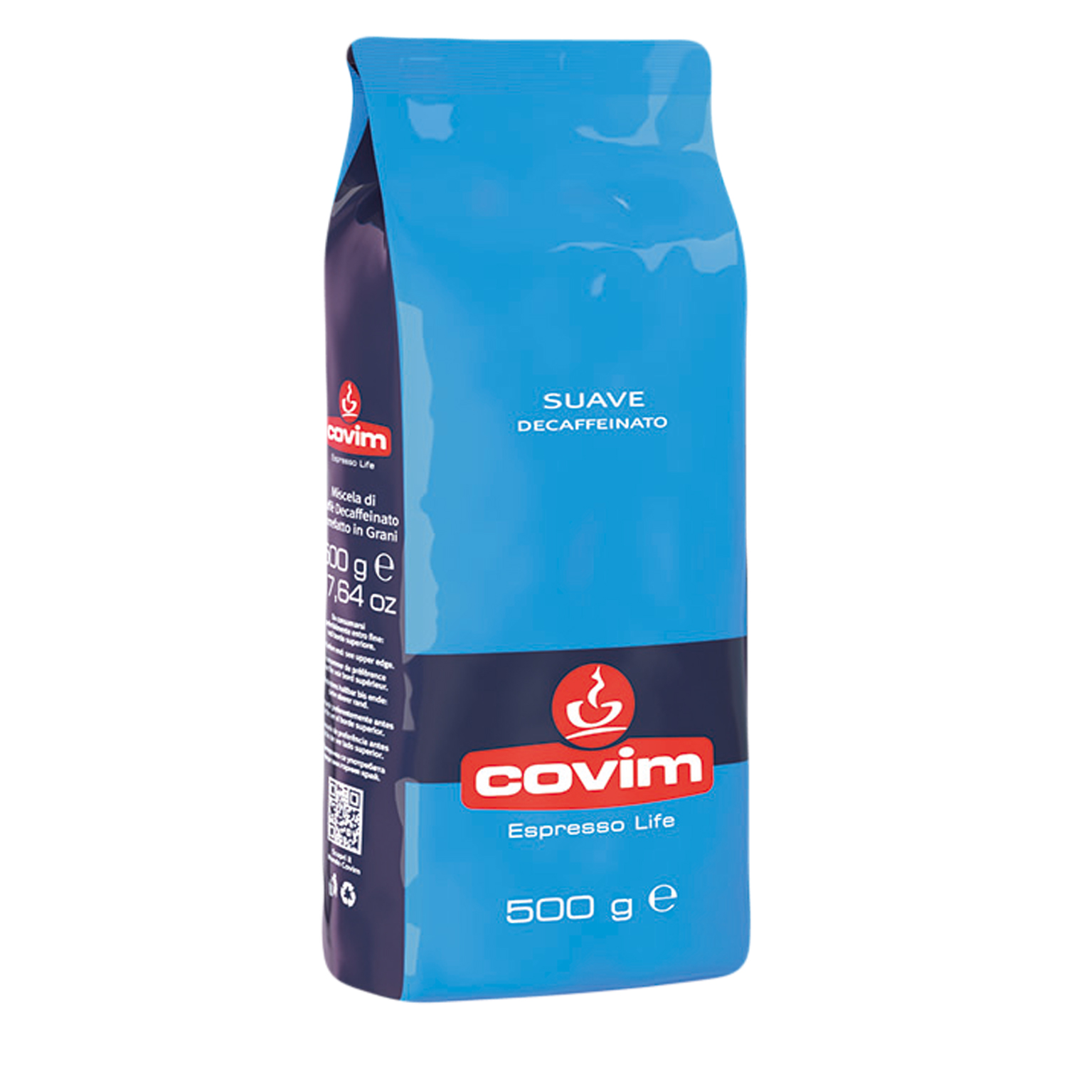 Кофе COVIM в зернах без кофеина Suave Decaffeinato 500 гр - фото 1