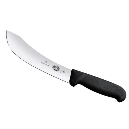 Нож кухонный Victorinox Swibo 5.7403.25 стальной разделочный лезвие 250 мм прямая заточка черный