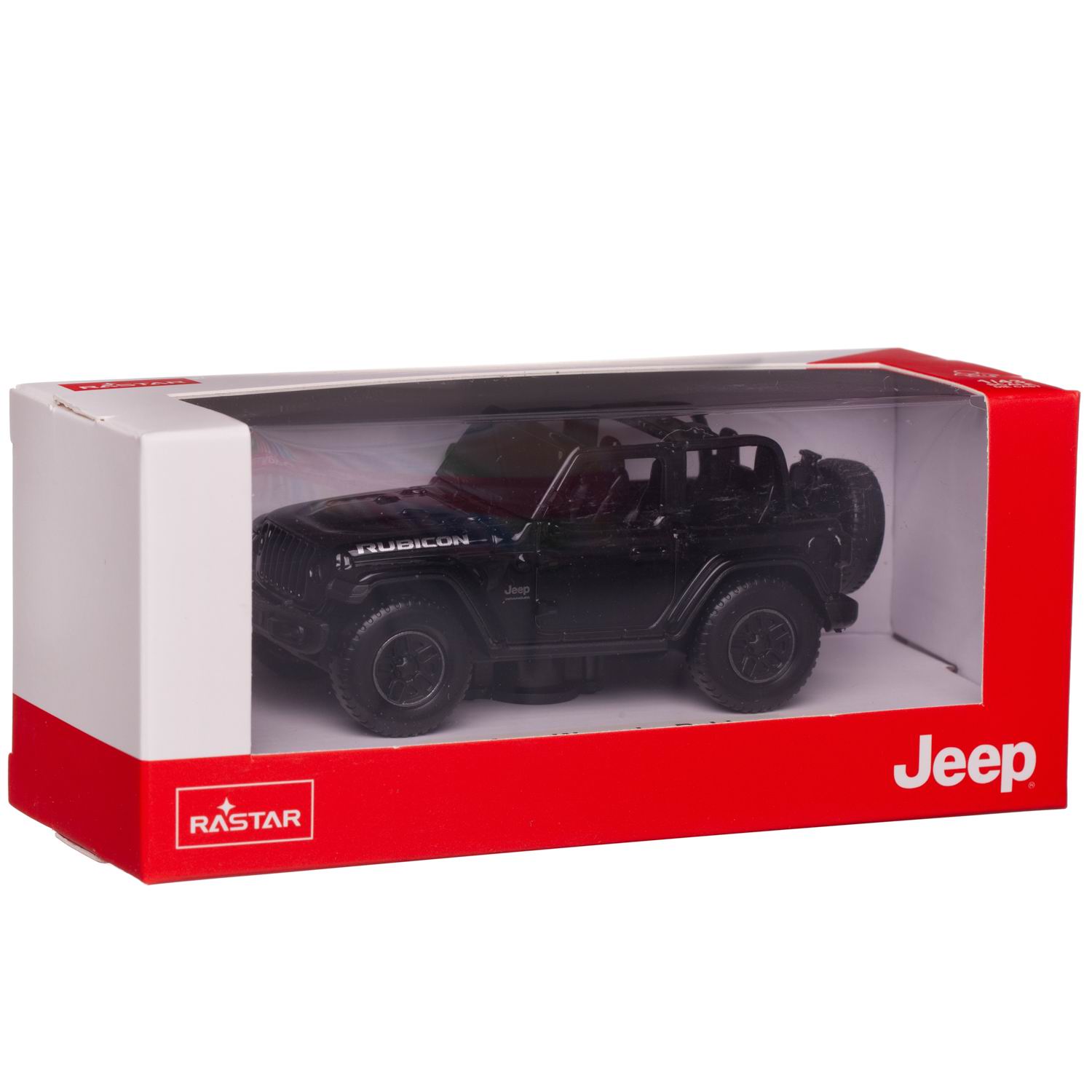 Автомобиль Rastar Jeep 1:43 без механизмов черный 59000B - фото 2