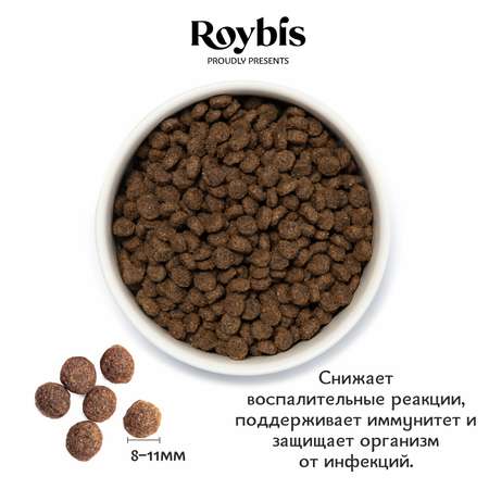 Корм для собак Roybis 0.8кг с тунцом сухой полнорационный для мелких пород с чувствительным пищеварением
