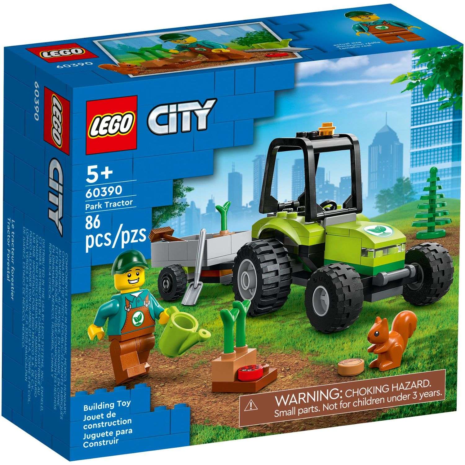 Конструктор LEGO Парковка трактора 60390 - фото 1
