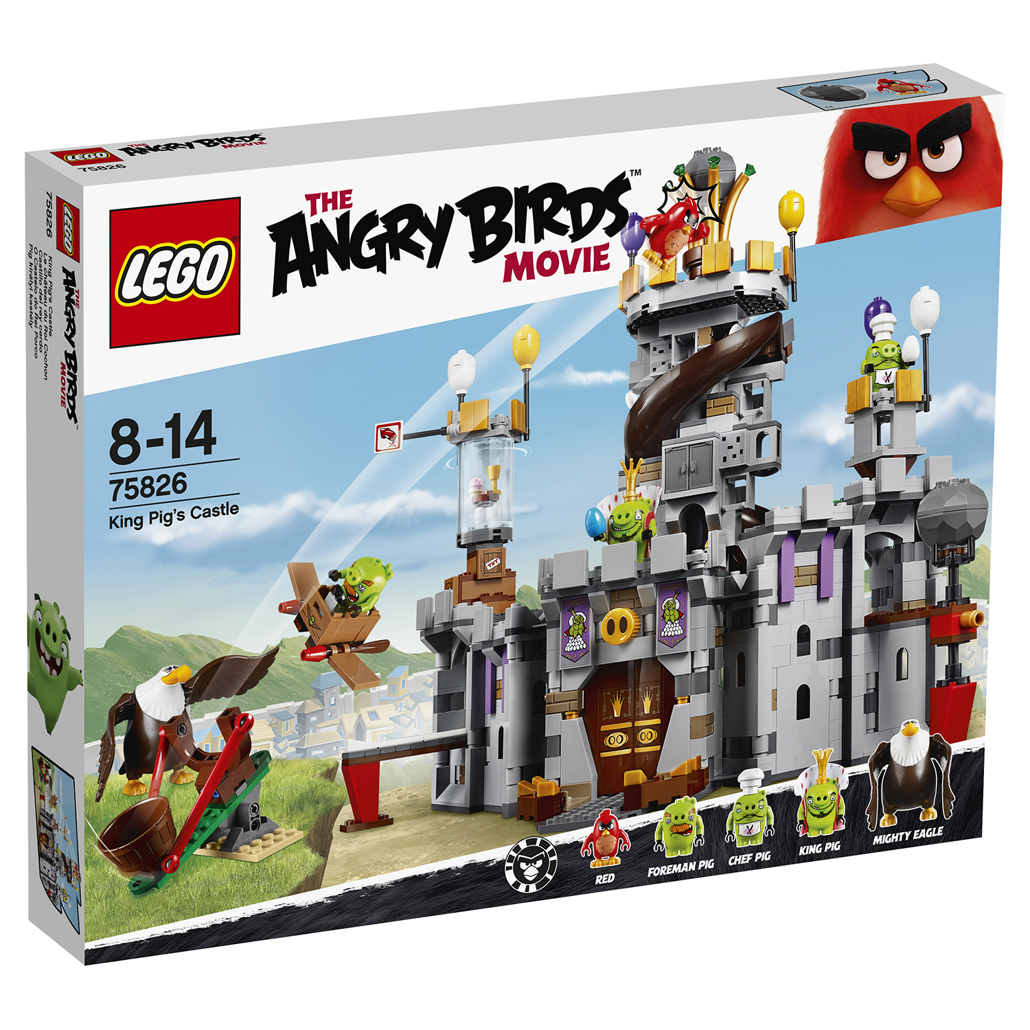 Конструктор LEGO Angry Birds Замок Короля свинок (75826) купить по цене  7999 ₽ в интернет-магазине Детский мир