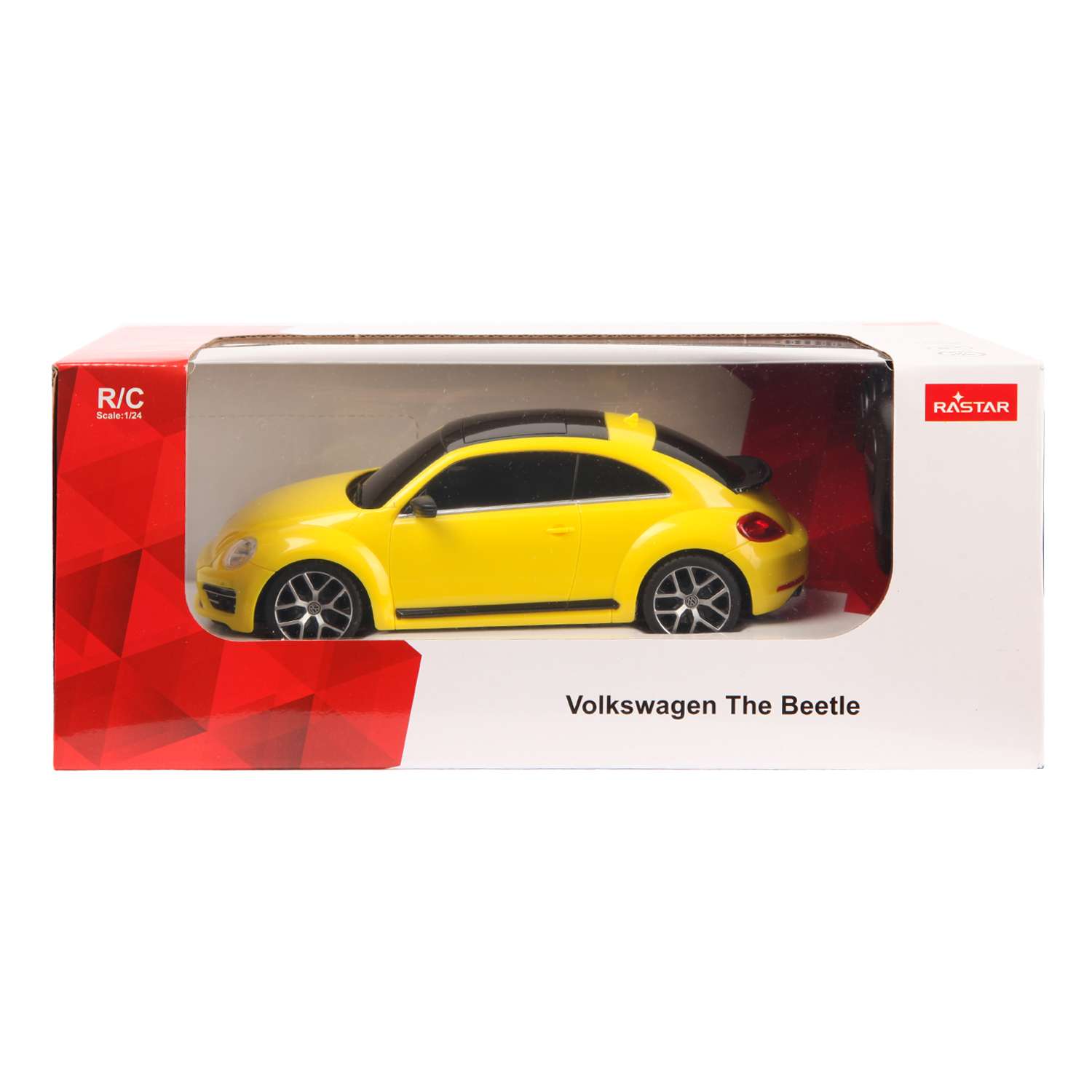 Машина Rastar РУ 1:24 Volkswagen Beetle Желтая 76200 - фото 2