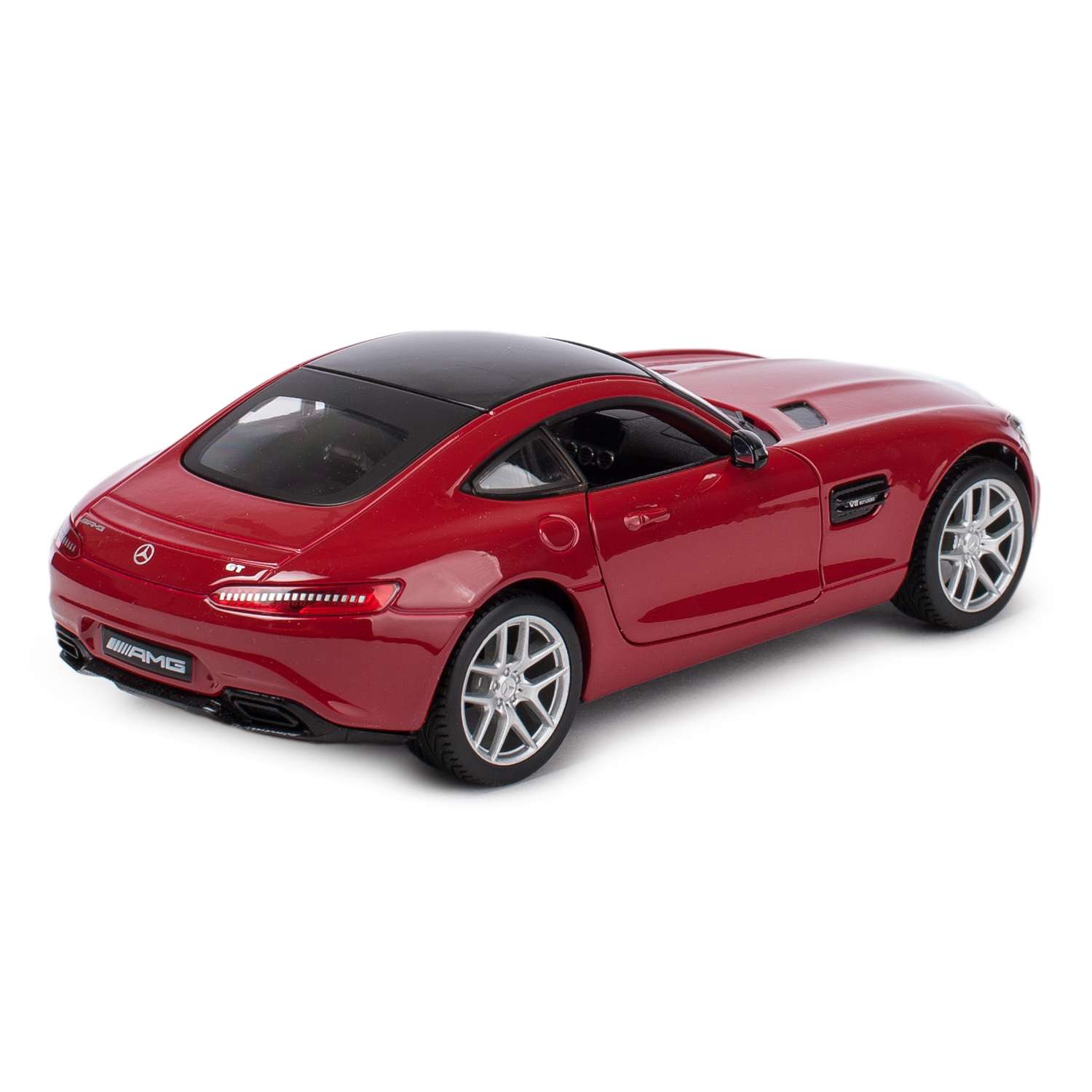 Машинка MAISTO 1:24 MB AMG GT Серебряная 31134 31134 - фото 3