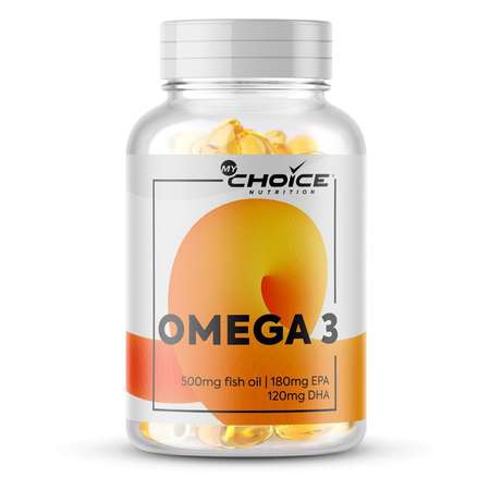 Комплексная пищевая добавка MyChoice Nutrition Omega 3 500мг*90капсул