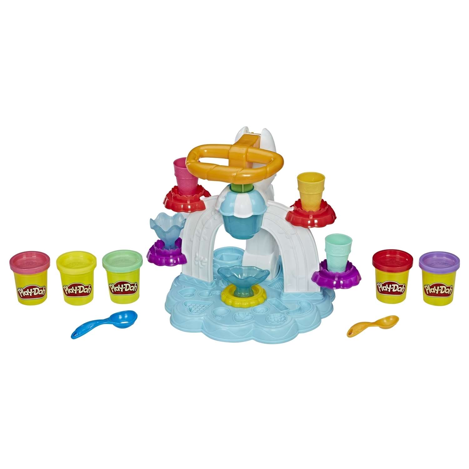 Набор пластилина Play-Doh Фабрика мороженого 5цветов B0306EU8 - фото 3