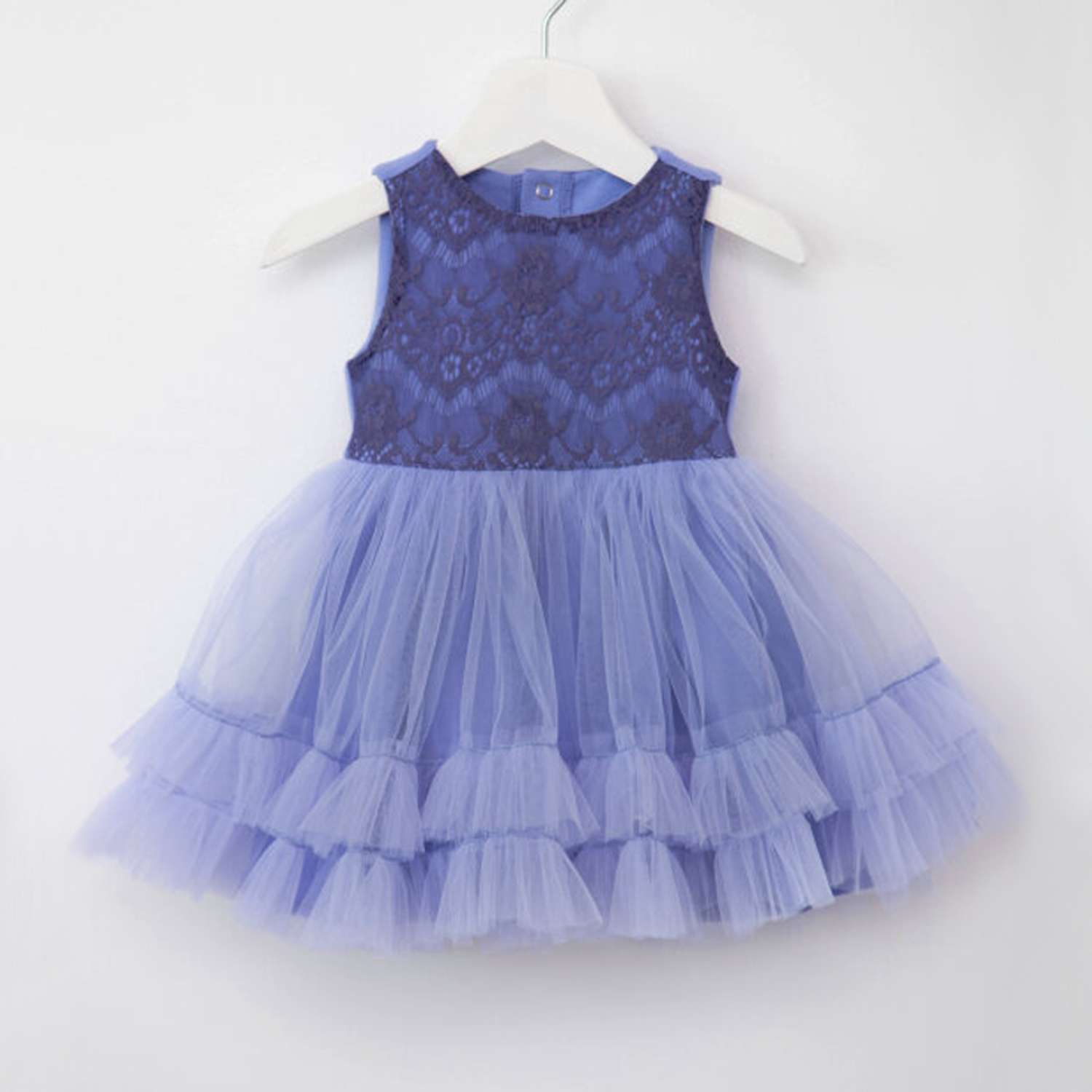 Платье Trendyco kids ТК562/сиренево-голубой - фото 7
