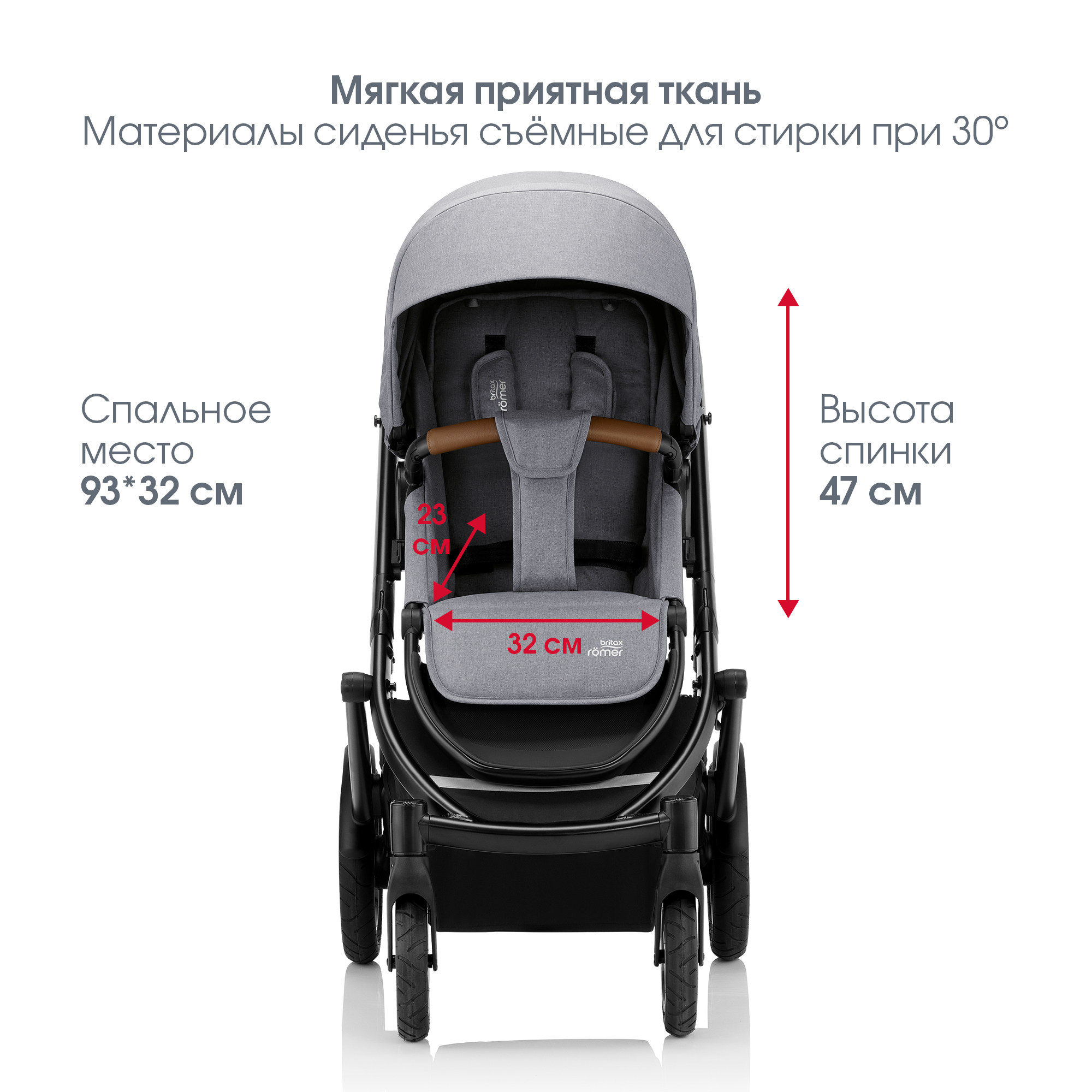 Коляска 2в1 Britax Roemer Smile III Frost grey - фото 11