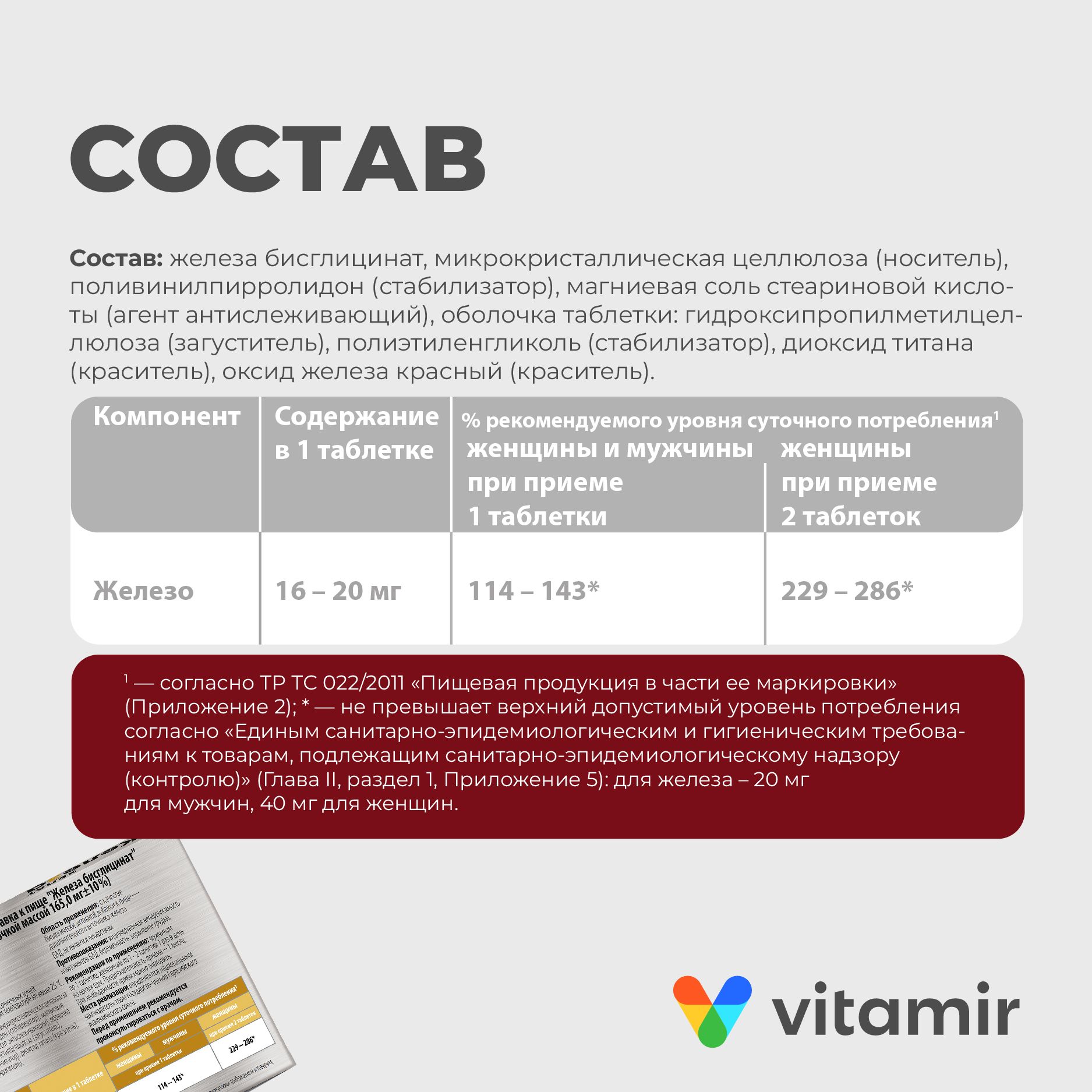 БАД для вен и сосудов VITAMIR для вен и сосудов - фото 4