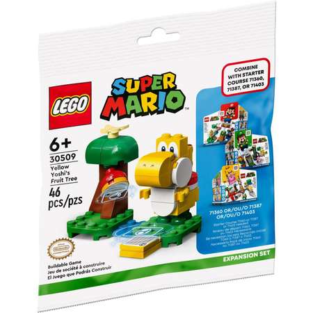 Конструктор LEGO Super Mario Yellow Yoshis Fruit Tree Expansion Set 30509