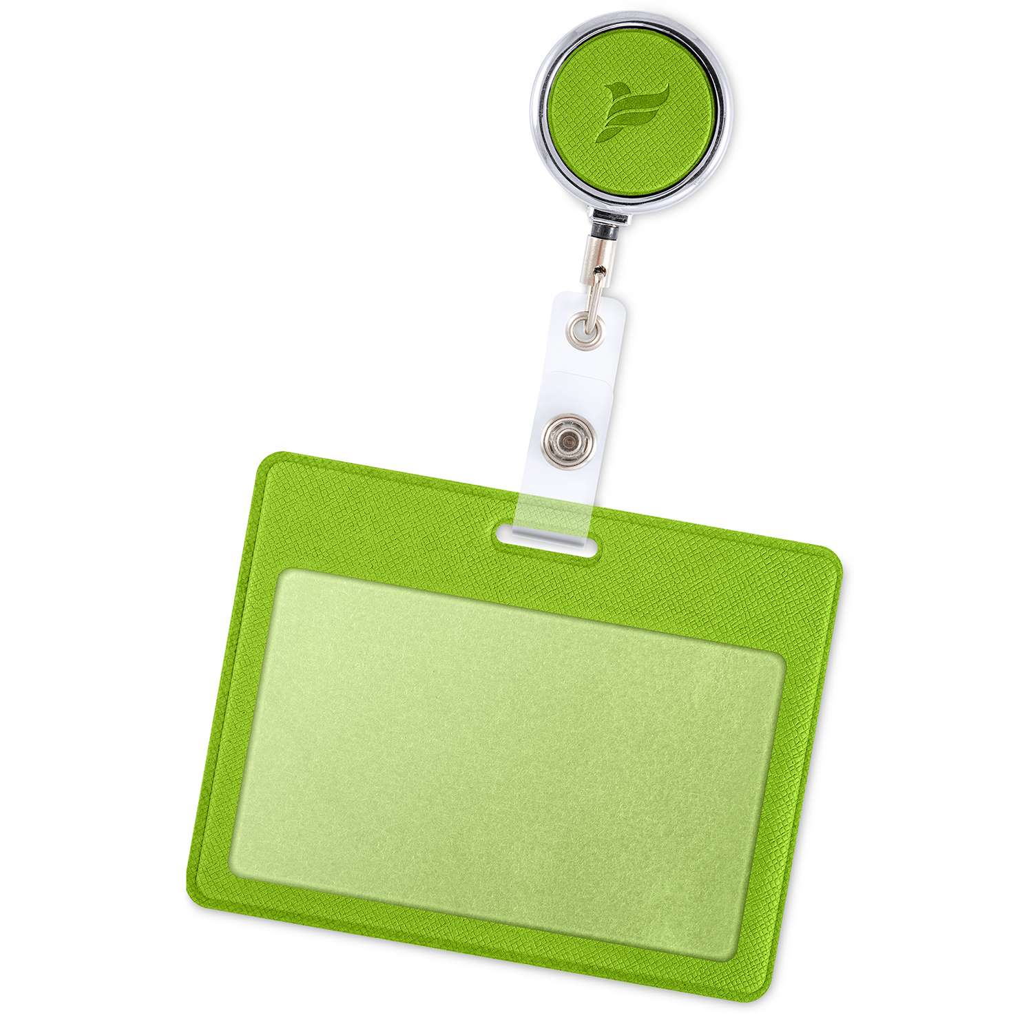 Бейдж-чехол Flexpocket с держателем зеленый - фото 1