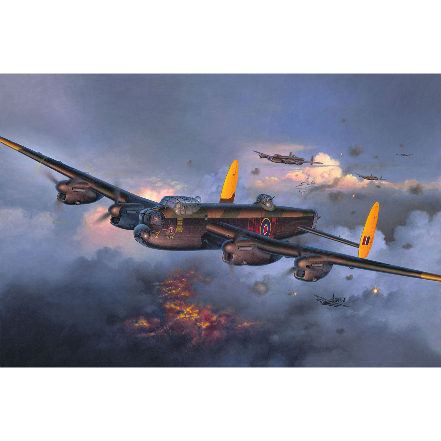 Сборная модель Revell Самолет 1942г. Великобритания Avro Lancaster Mk. I/II 1:72 04300 - фото 3