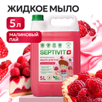 Жидкое мыло SEPTIVIT Малиновый пай 5л