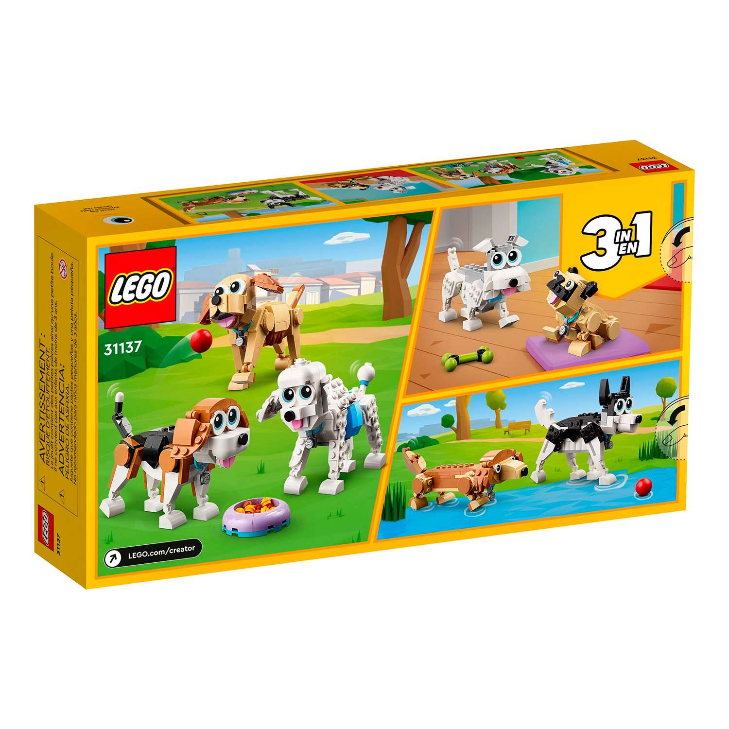 Конструктор детский LEGO Creator 3-in-1 Очаровательные собаки 31137 - фото 10