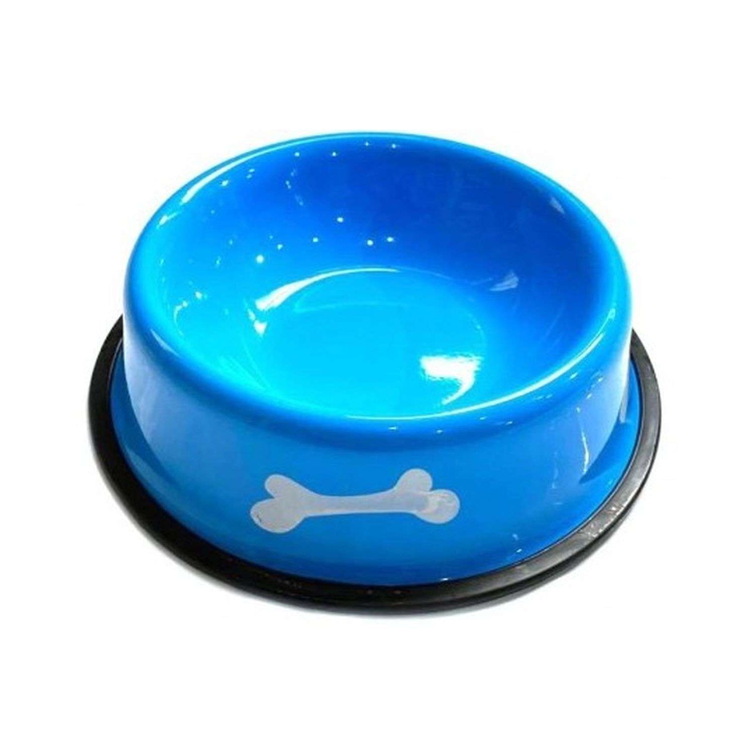 Миска для домашних животных Ripoma косточки голубая - фото 2