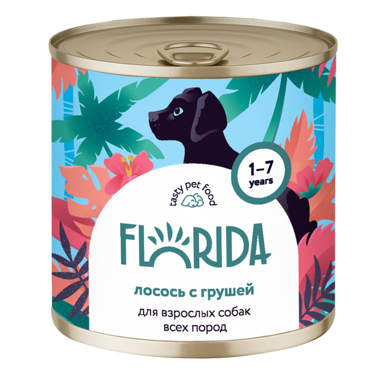 Влажный корм для собак Florida 0.4 кг лосось (полнорационный) - фото 1