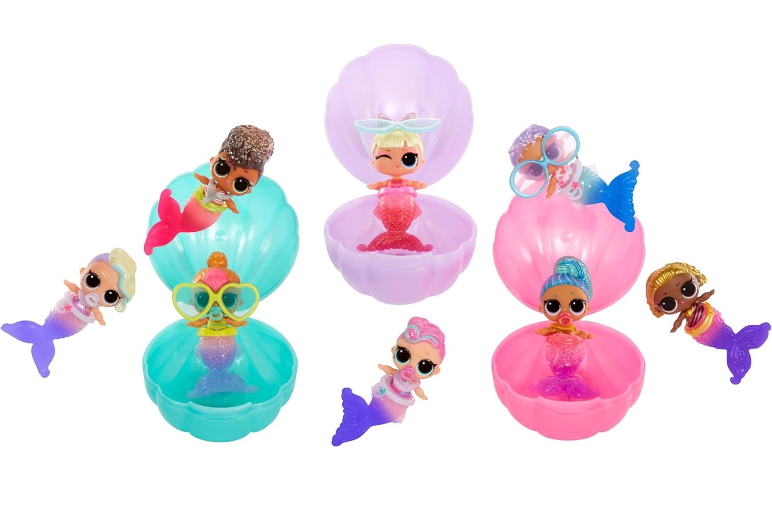 Игрушка L.O.L. Surprise! Mermaids! Baby Sisters в непрозрачной упаковке Сюрприз 515760 - фото 7