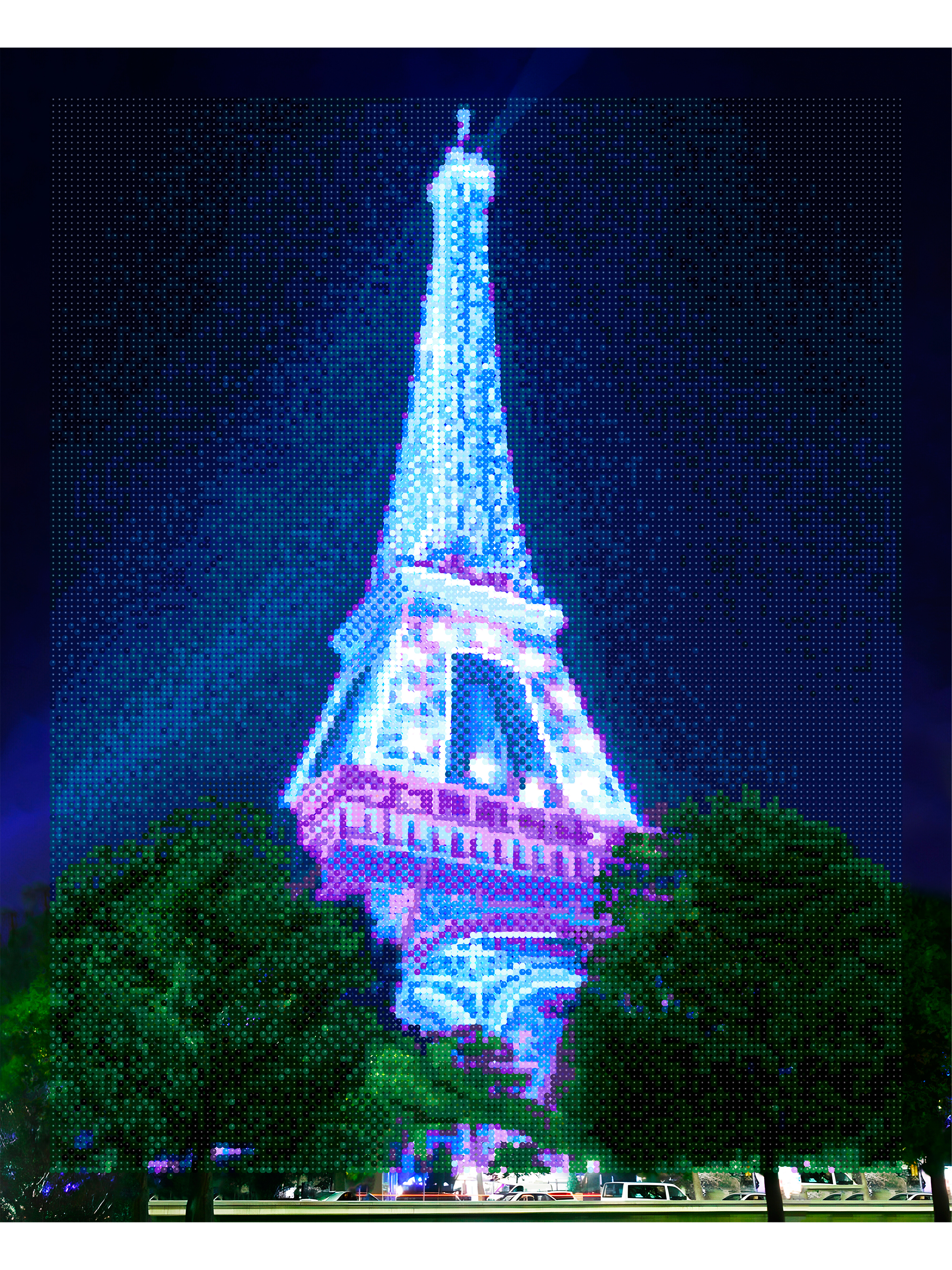 Алмазная мозаика Это просто шедевр холст на подрамнике Полночь в Париже - фото 2