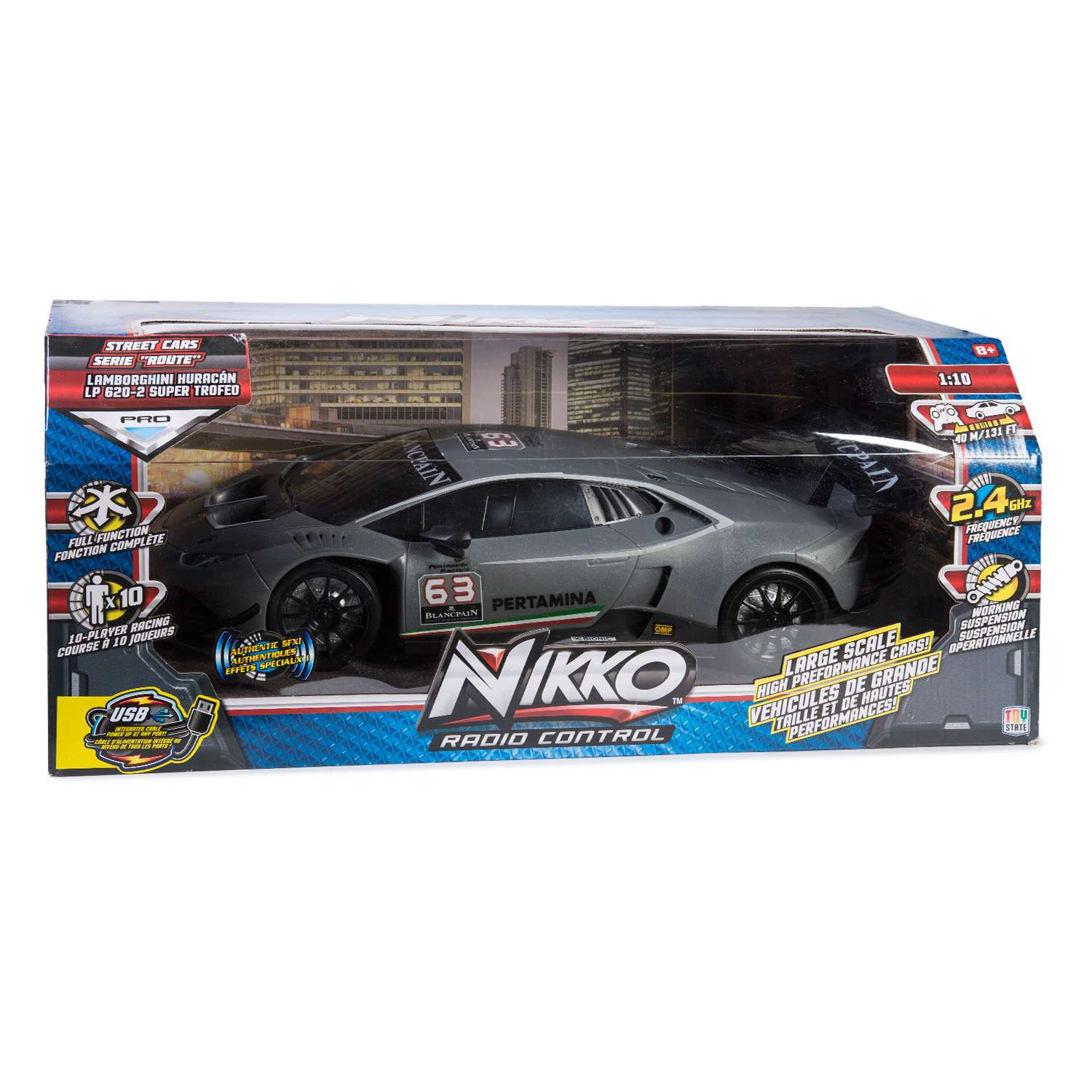 Машинка р/у Nikko 1:10 Lamborghini Huracan - фото 3