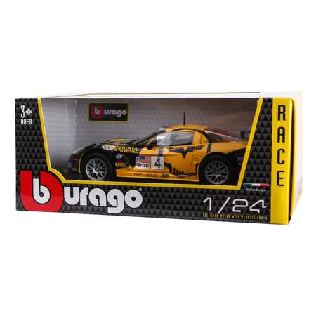 Машина BBurago 1:24 Chevrolet Corvette C6r 18-28003