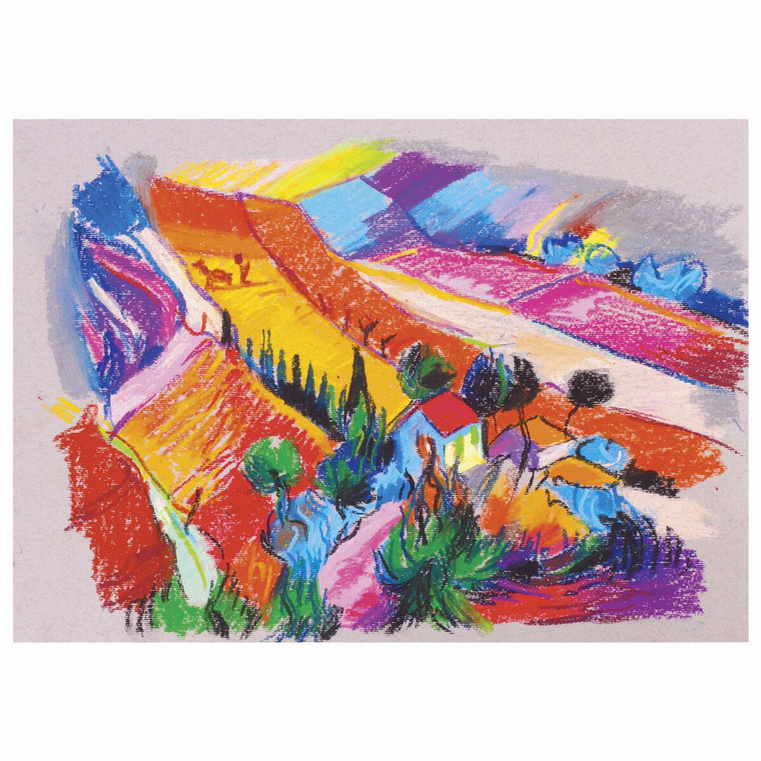 Пастель масляная Brauberg художественная Art Classic 36 цветов круглое сечение - фото 9