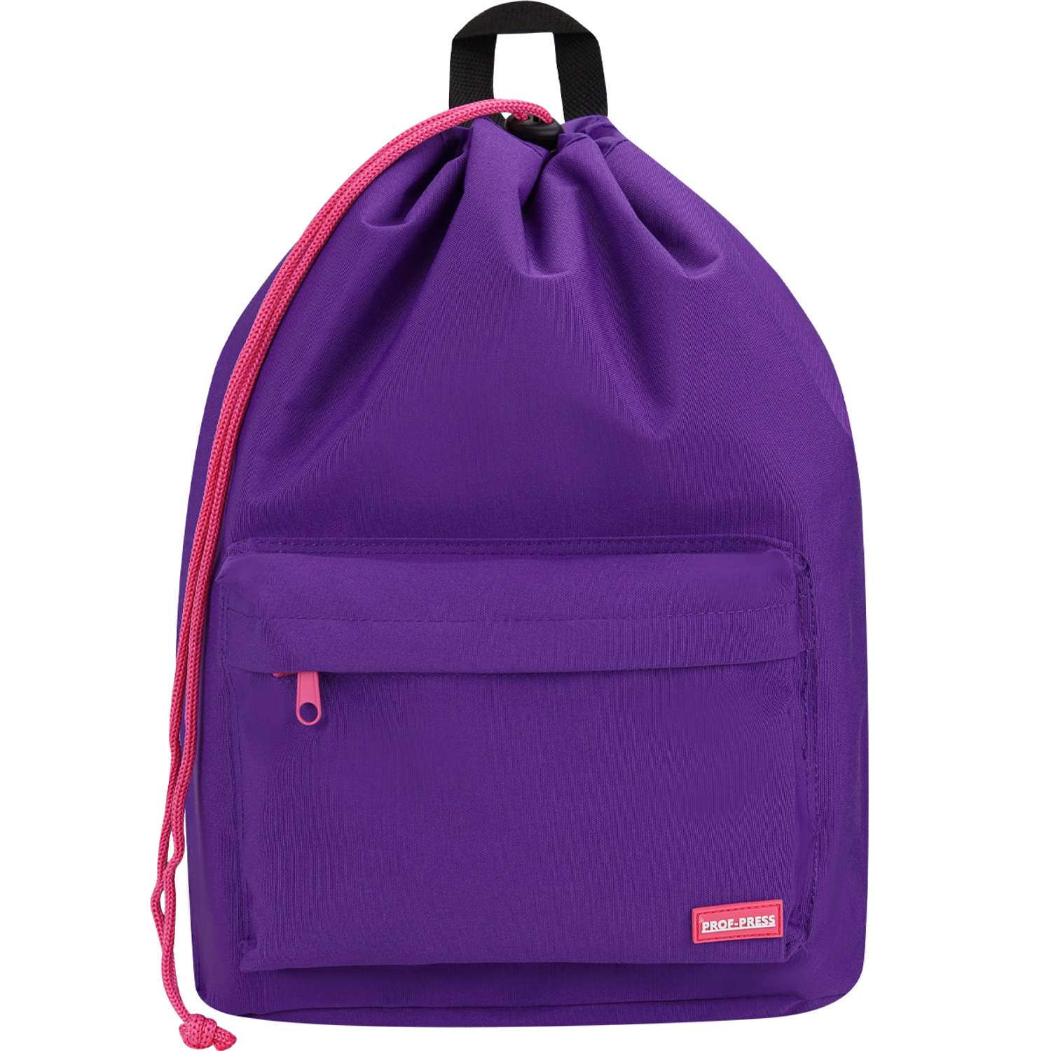 Рюкзак на шнурке Проф-Пресс Violet style цвет фиолетовый размер 26x40x17 см - фото 2